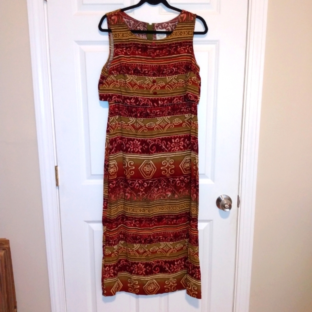 Vintage TR Bentley tribal dress 10
